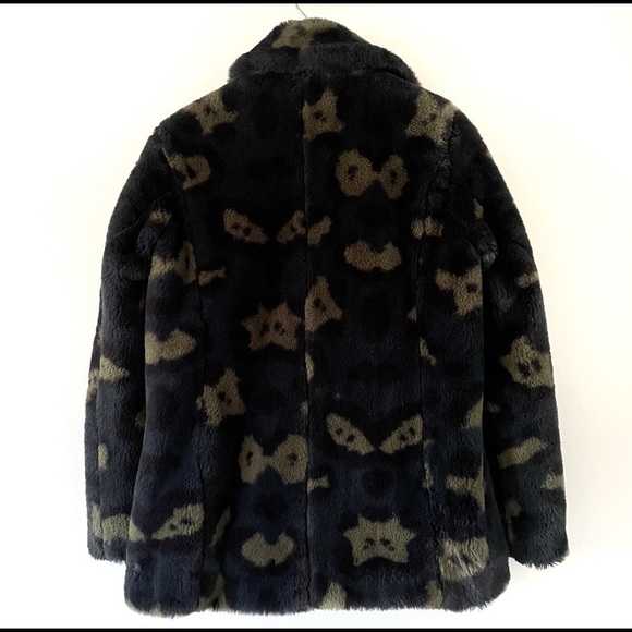 Zadig & Voltaire Miles Leo Faux Fur Coat Small - Picture 7 of 14